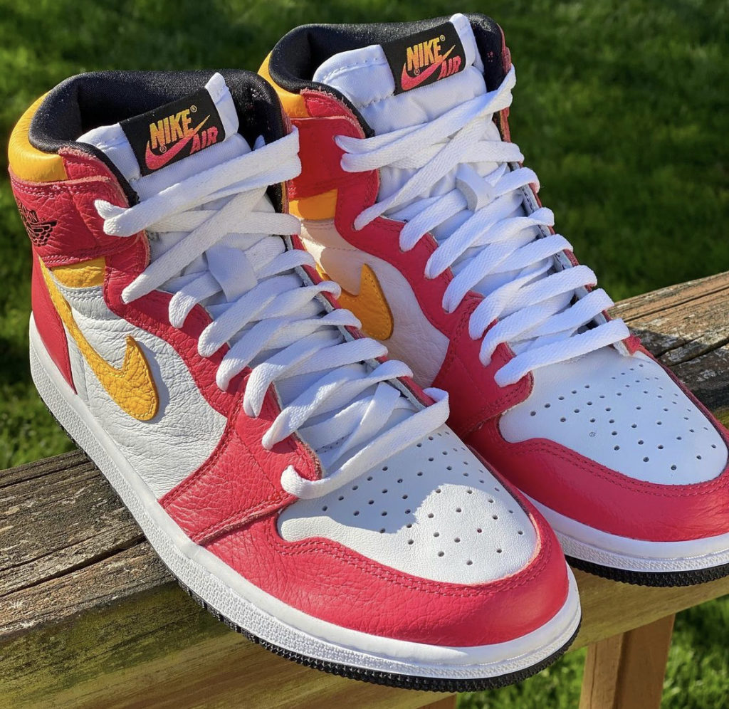 Air Jordan 1 High OG Light Fusion Red