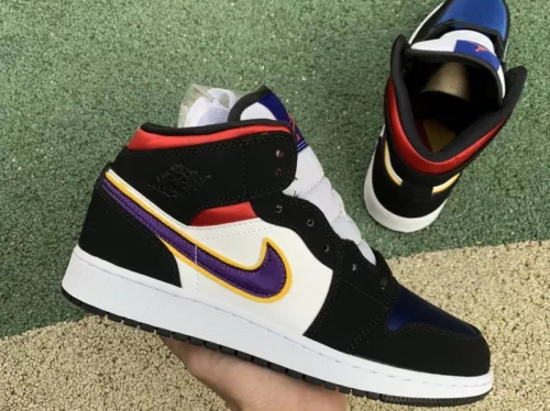 Jordan 1 Mid Lakers
