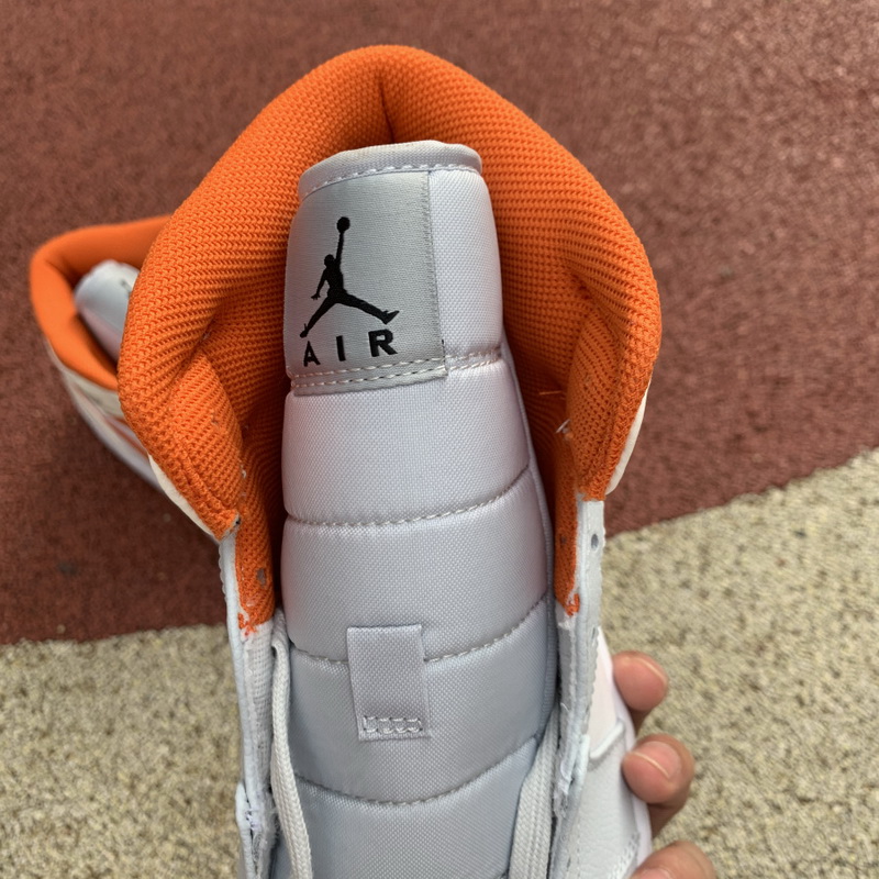 Jordan 1 Mid Starfish Pure Platinum