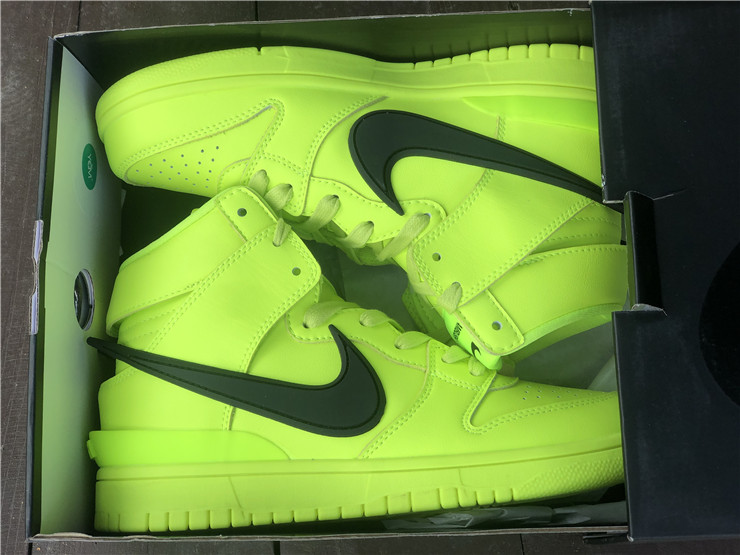 Ambush x Nike Dunk High ''Fluorescent Green''