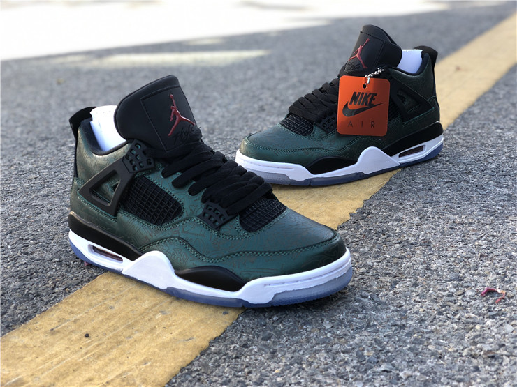 Air Jordan 4 Green Burst