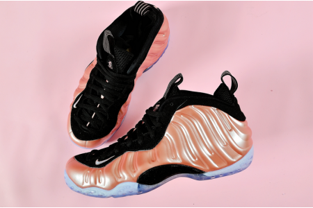 NIKE AIR FOAMPOSITE ONE RUST PINK white/ black