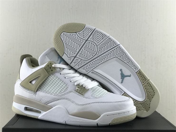 Air Jordan 4 GS Linen Platinum