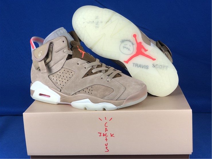 Travis Scott x Air Jordan 6 British Khaki