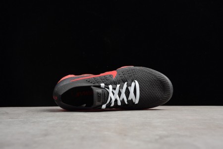 NikeLab Air VaporMax FlyknitBlack/Big Red womens