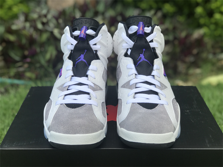 AIR JORDAN 6 Flint AJ6 UV gray crack