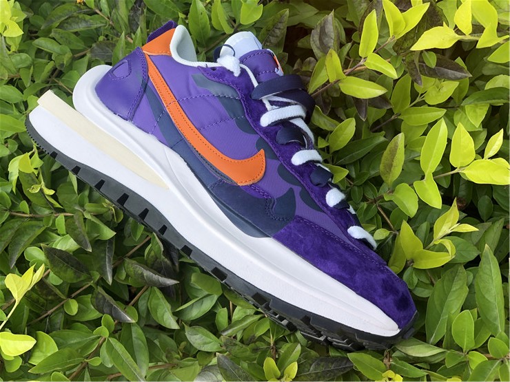 Sacai x Nike VaporWaffle ''Purple Orange''