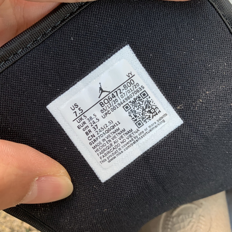 Jordan 1 Mid Barely Orange Light Violet