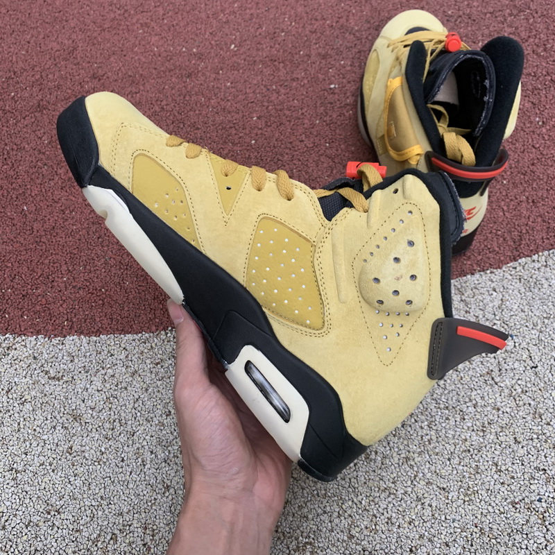 Travis Scott x Air Jordan 6 Wheat Yellow
