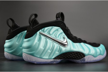 Nike Air Foamposite Pro Island Green Metallic Platinum mens