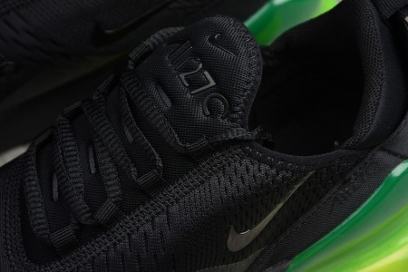 Nike Air Max 270 Black Volt Green Neon mens