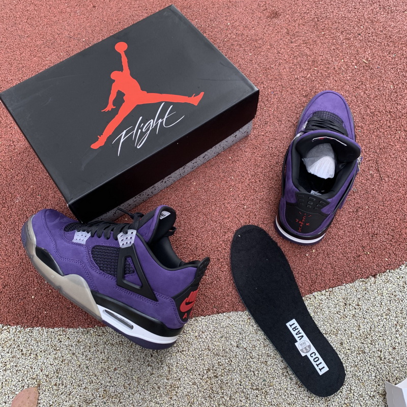 Travis Scott x Air Jordan 4 Purple
