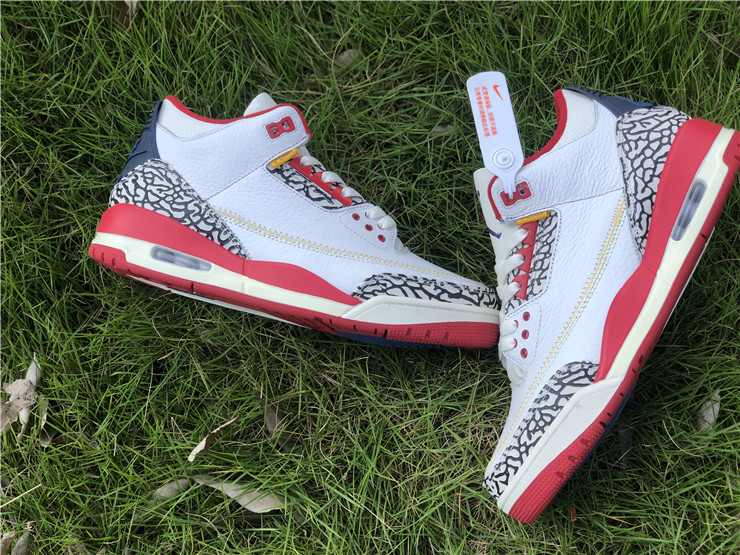 Air Jordan 3 “White Red Blue”