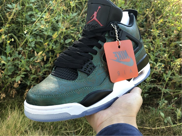 Air Jordan 4 Green Burst