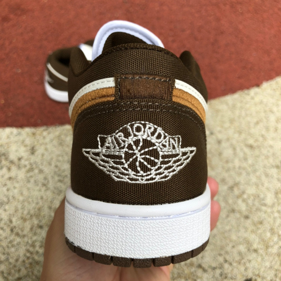Air Jordan 1 Low SE Brown Canvas