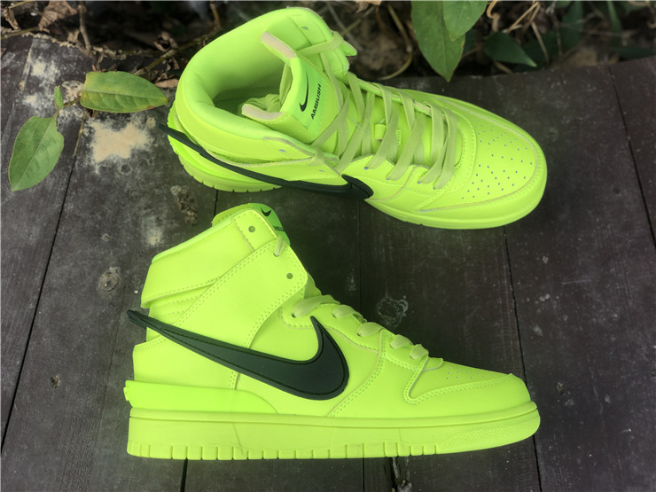 Ambush x Nike Dunk High ''Fluorescent Green''
