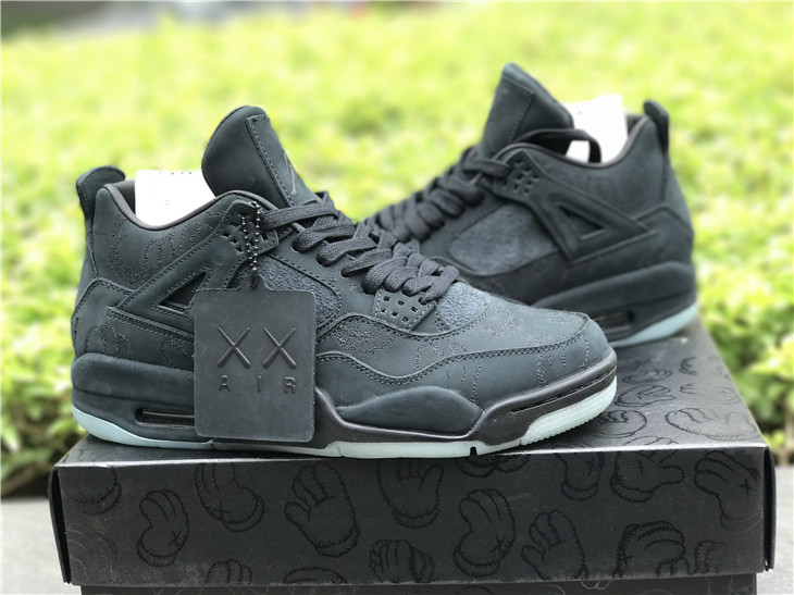 KAWS x Air Jordan 4 Black