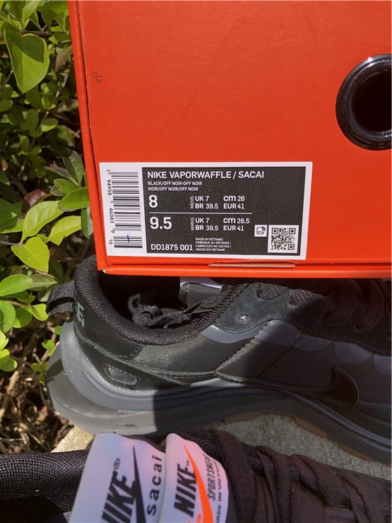 Sacai x Nike VaporWaffle ''Black''