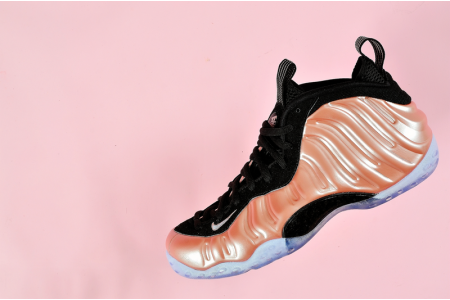 NIKE AIR FOAMPOSITE ONE RUST PINK white/ black