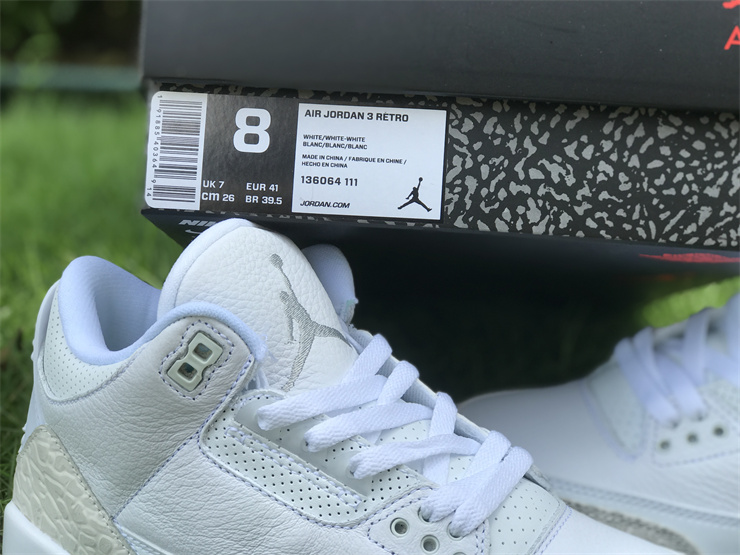 Air Jordan 3 Pure White
