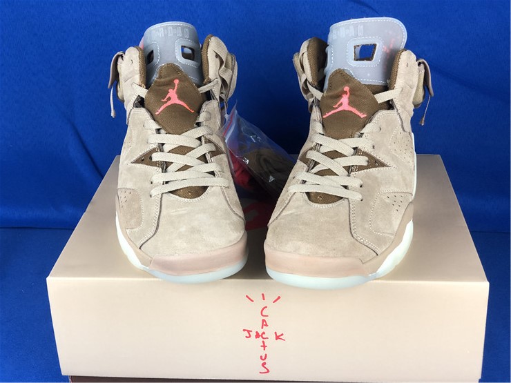 Travis Scott x Air Jordan 6 British Khaki
