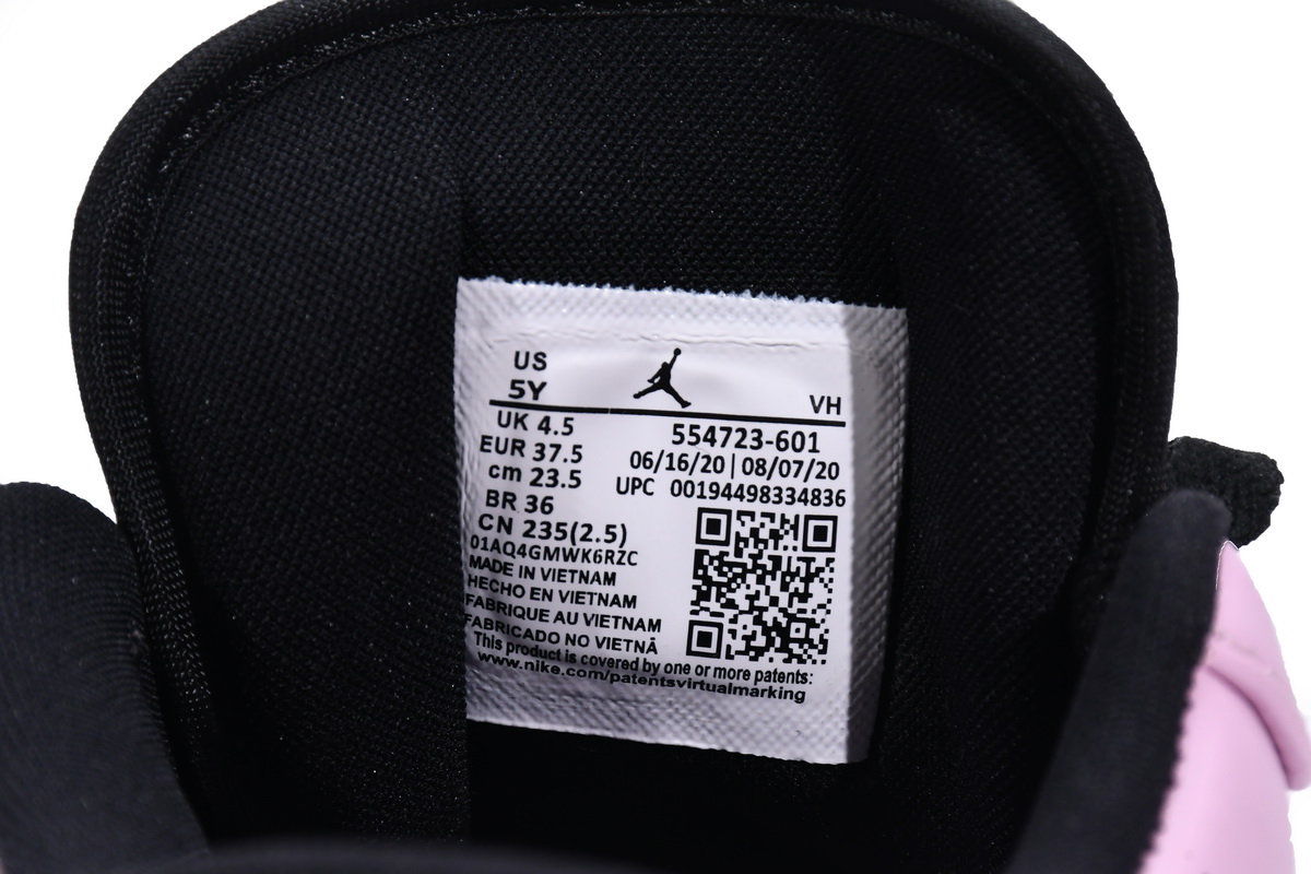 Air Jordan 1 Retro Low（GS）White Pink