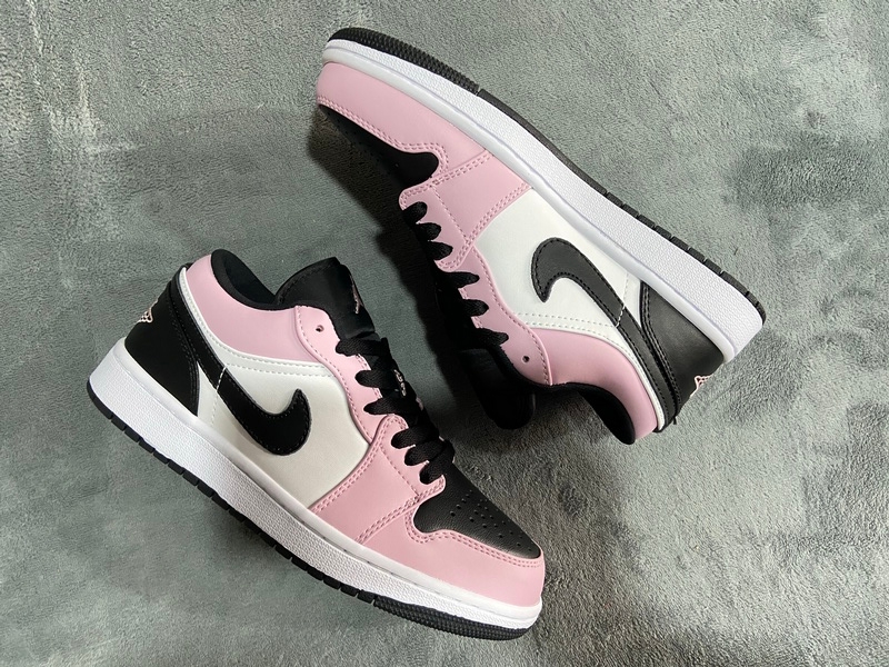 Air Jordan 1 Retro Low（GS）White Pink
