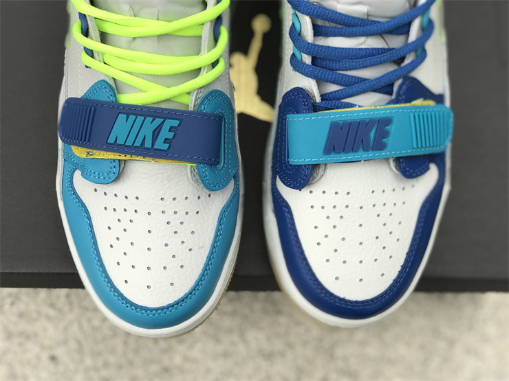 Air Jordan Legacy 312 Mandarin Duck in Ice blue