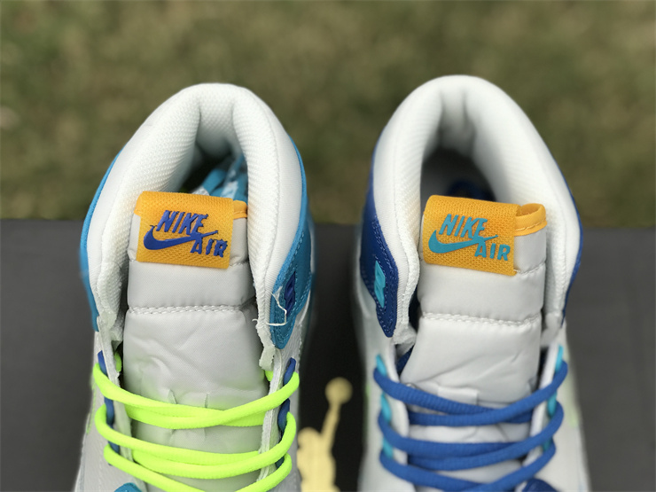 Air Jordan Legacy 312 Mandarin Duck in Ice blue