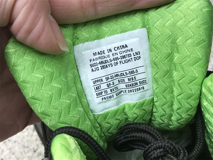 Air Jordan 12 Black&Green