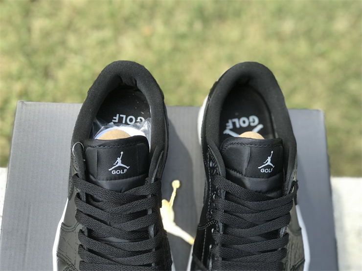 Air Jordan 1 Low Golf “Black Croc”