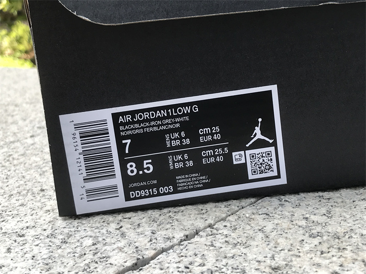 Air Jordan 1 Low Golf “Black Croc”