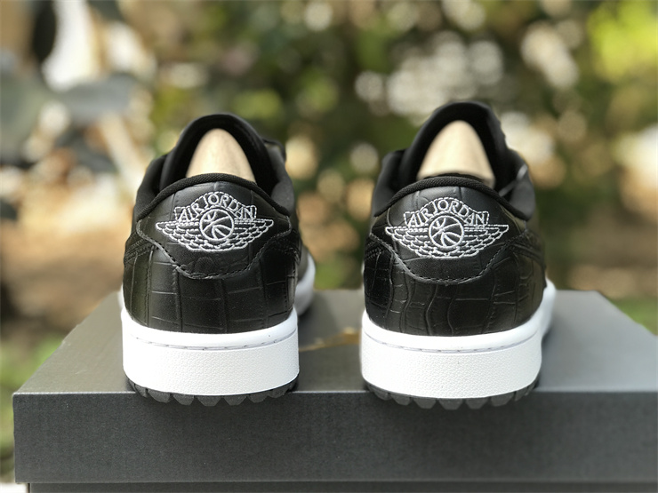 Air Jordan 1 Low Golf “Black Croc”