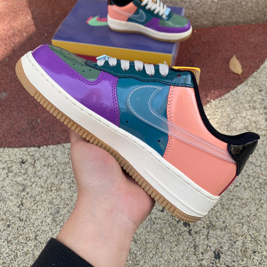 Nike Air Force 1 Low SP x Undefeated Air Force Patent Leather Purple Powder
