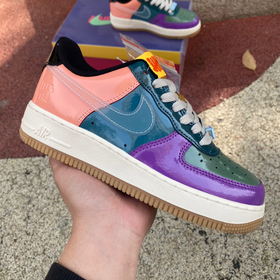 Nike Air Force 1 Low SP x Undefeated Air Force Patent Leather Purple Powder