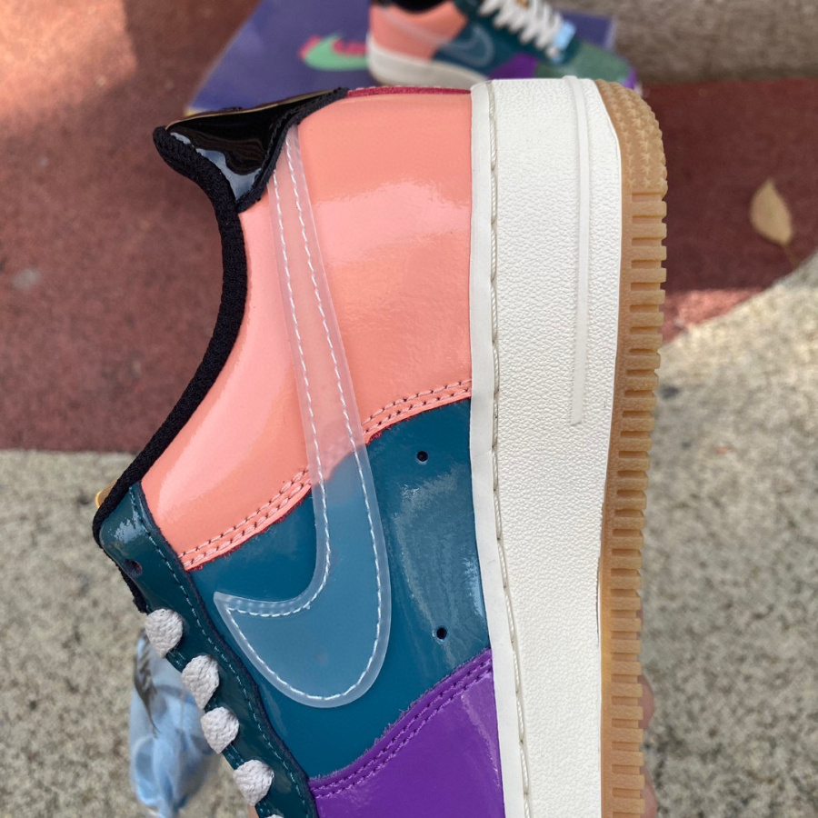 Nike Air Force 1 Low SP x Undefeated Air Force Patent Leather Purple Powder
