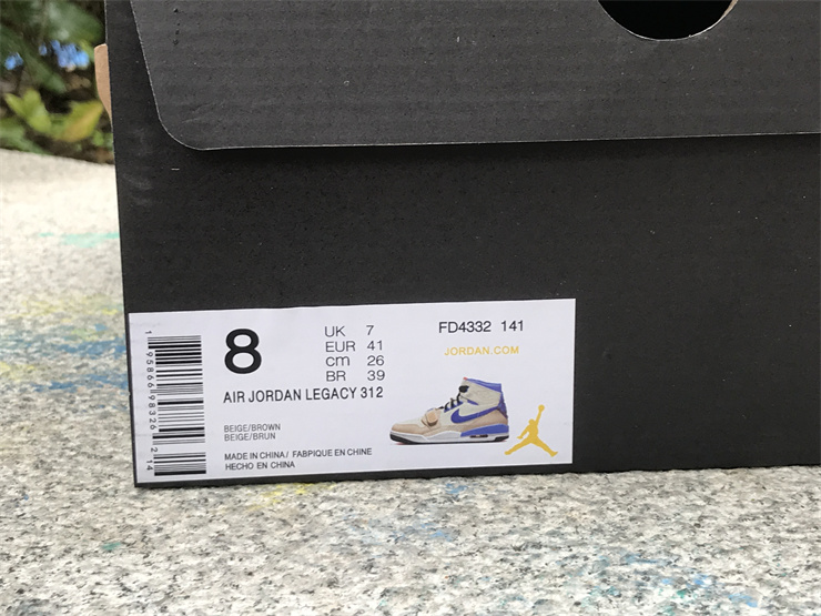 Jordan Legacy 312 Blue and Brown Valentine's Day