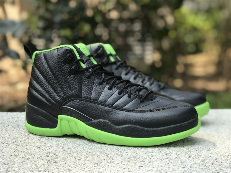 Air Jordan 12 Black and green