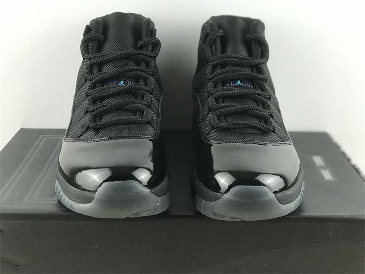 Air Jordan 11 Black purple Gamma Blue