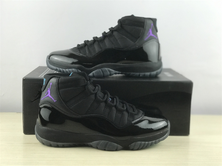 Air Jordan 11 Black purple Gamma Blue