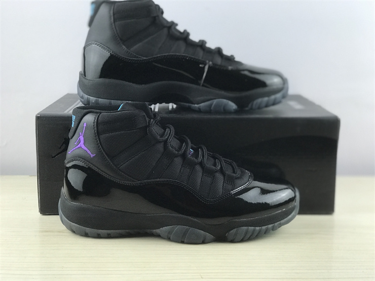 Air Jordan 11 Black purple Gamma Blue