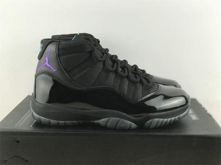 Air Jordan 11 Black purple Gamma Blue
