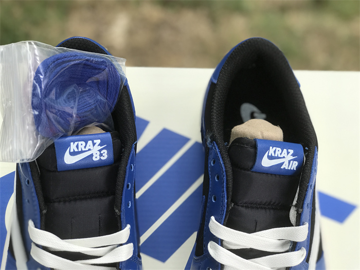 Travis Scott x Air Jordan 1 Low Black and blue reverse hook Low