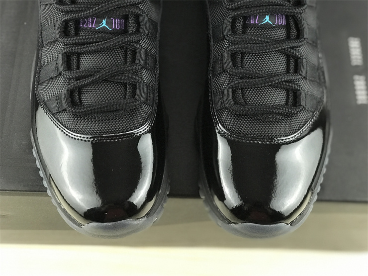 Air Jordan 11 Black purple Gamma Blue