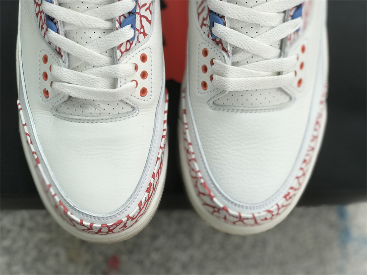 Air Jordan 3 White jade Orange