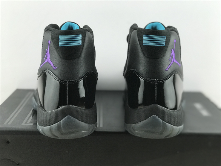 Air Jordan 11 Black purple Gamma Blue