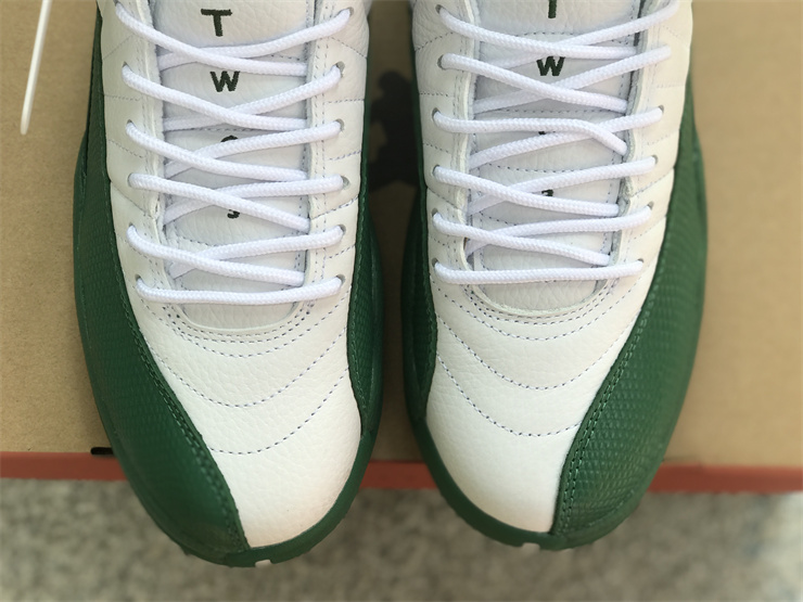 Air jordan 12 PE Ray Allen White Green
