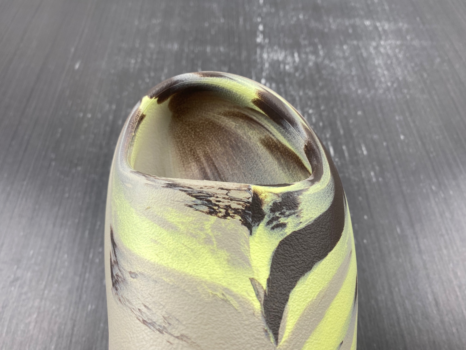 YEEZY SLIDE Thick base Rice Brown camo，FZ5899