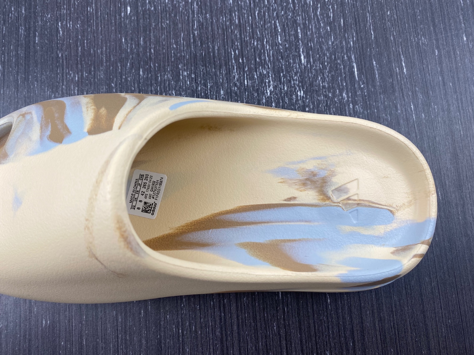 YEEZY SLIDE Yellow camo，GW1932