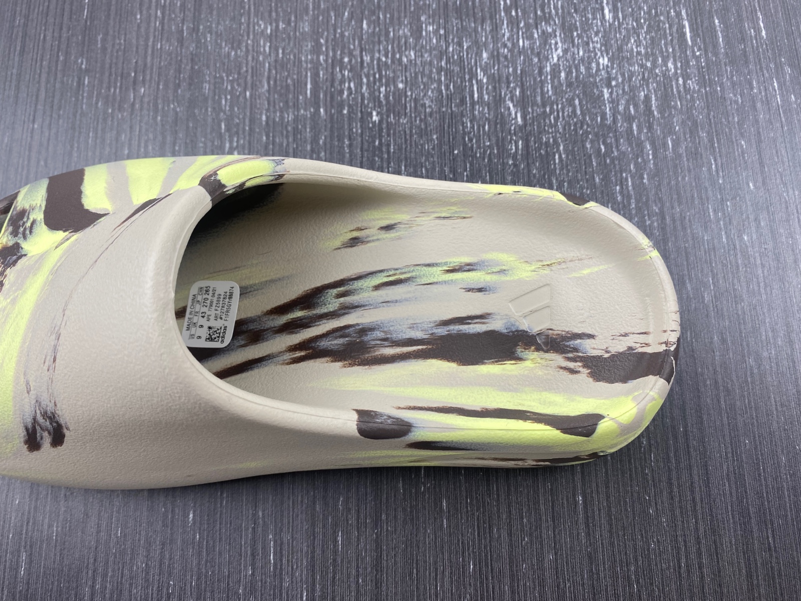 YEEZY SLIDE Thick base Rice Brown camo，FZ5899